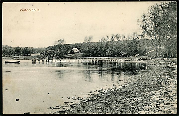 Vordingborg. Vintersbølle ved søen. Kontantforretningen no. 6676.