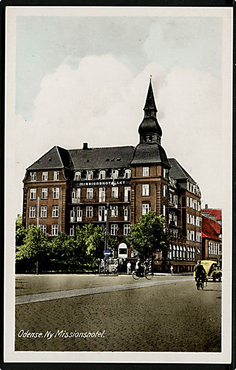 Odense, Ny Missionshotel. Reklamekort no. 2.