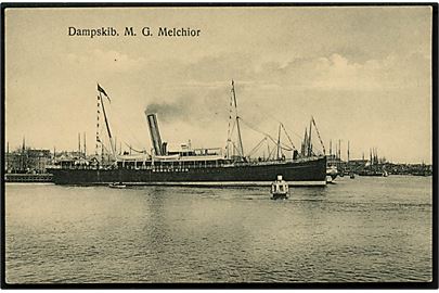 H. G. Melchior, S/S, DFDS dampskib i Frederikshavn. Knudstrup u/no.