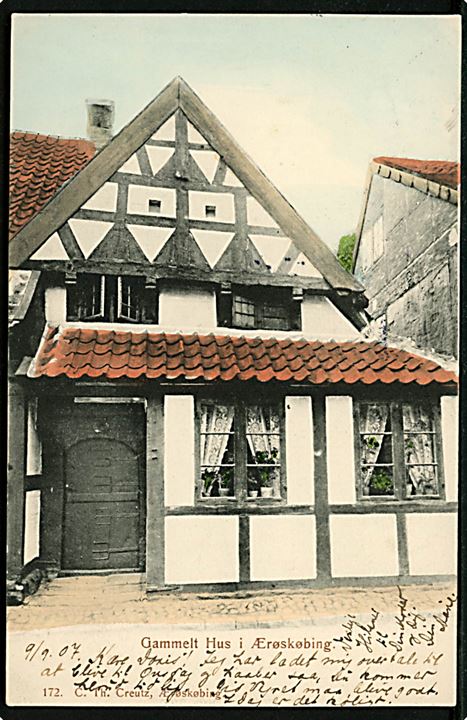 Ærøskøbing, gammelt hus. C. Th. Creutz no. 172.