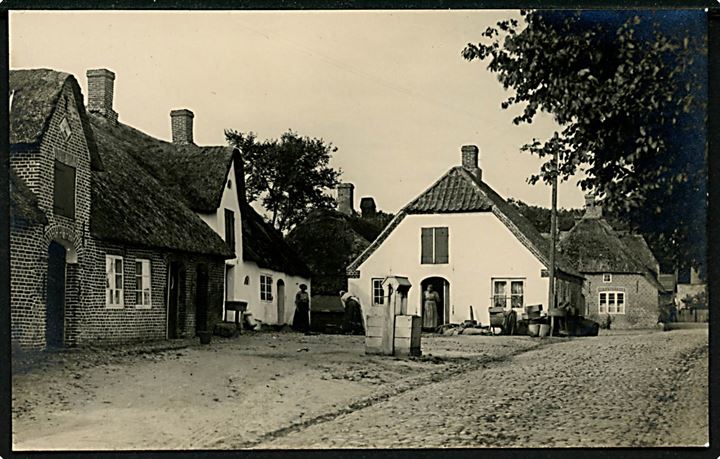 Højer, parti fra det gamle Højer. A. Martinsen u/no.