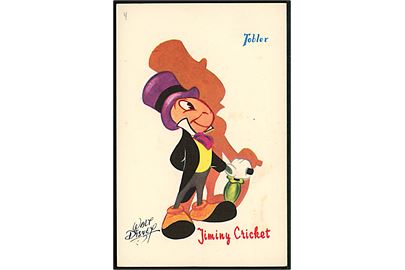 Walt Disney. Jesper Fårekylling fra Pinocchio. Fransk reklame for “Tobler” chokolade. Georges Lang, Paris u/no.