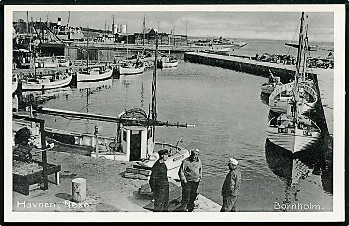 Nexø. Havnen. Stenders no. 190.