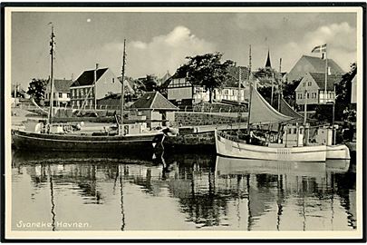 Svaneke. Havnen. Stenders Bornholm no. 280. 