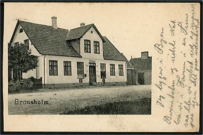 Brønsholm. Brugsforening Kongevej 9-11. No. 735. Kortet let skåret!.