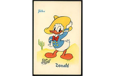 Walt Disney: Donald (Anders And). med fransk reklame for “Tobler” chocolade. Georges Lang, Paris u/no.