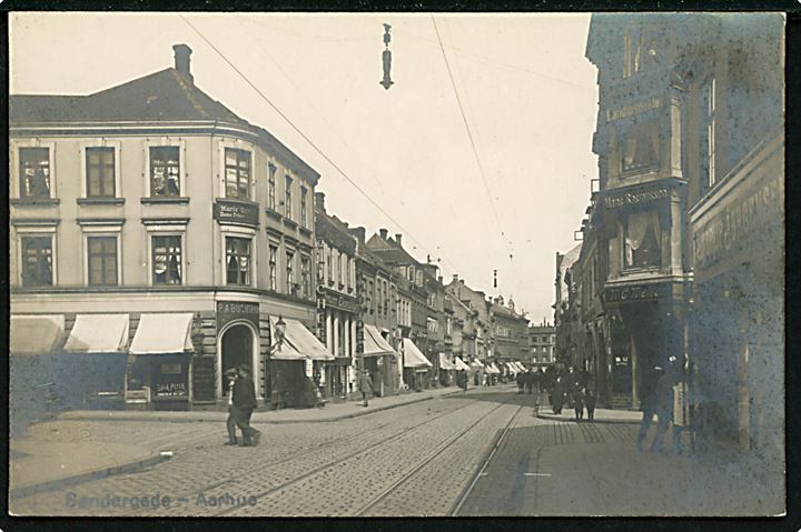 Aarhus. Søndergade. Fotokort Edv. Monsrud, Leonar no. 24x6.