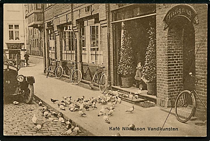 Købh., Kafé Niklasson, Vandkunsten 1. No. 655.