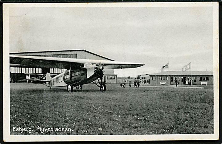 Fokker F.VIIa “Esbjerg” OY-DED fra DDL i Esbjerg. Stenders 78278.