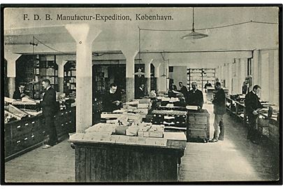 Købh., F.D.B. Manufaktur-Expedition. F.D.B. u/no.