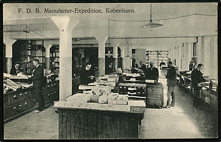 Købh., F.D.B. Manufaktur-Expedition. F.D.B. u/no.