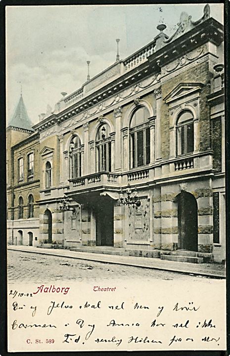 Aalborg, Theater. Stenders no. 589.