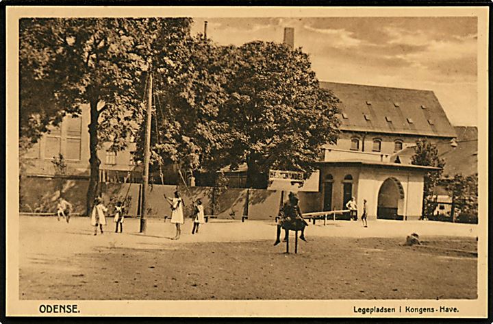 Odense. Legepladsen i Kongens Have. Nicolai Siwerts u/no. 