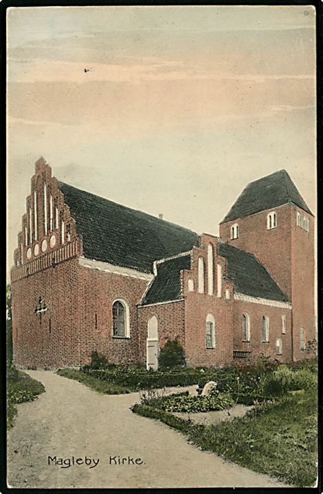 Magleby (Møn) kirke. Stenders no. 6734.