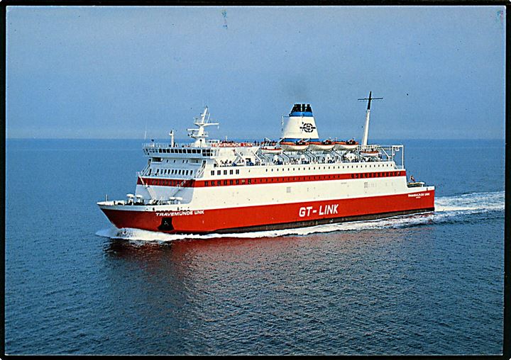 Travemünde Link, M/S, GT Link A/S færge på ruten Gedser - Travemünde. Lolland-Falsters Papirforsyning u/no.