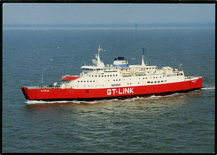 Falster Link, M/S, GT Link A/S færge på ruten Gedser - Travemünde. Lolland-Falsters Papirforsyning u/no.