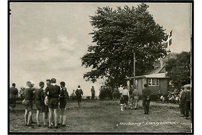 F.D.F. (Frivilligt Drenge Forbund) lejr Hovborg på Langeland. G. E. Jensen no. 104.