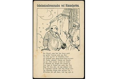 Ludvig Steensen: Alberti-Sagen. Geheimekonferensraaden ved Himmelporten. N. Kirk no. 211. Hj. knæk. Anvendt 1916.