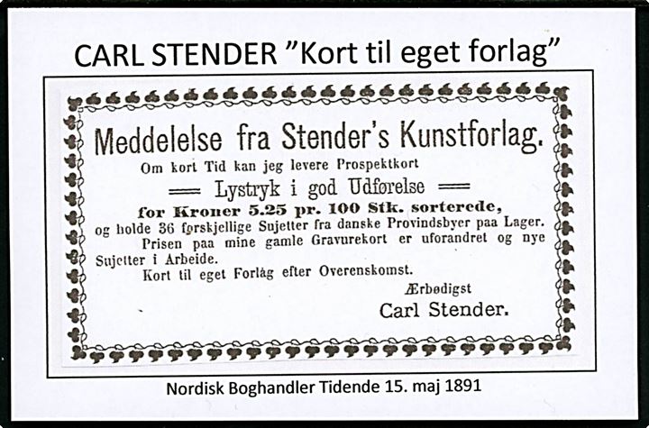 Fanø, Hilsen fra med Kurhotel, badevogne og andet. Se DFT nr. 5/2011 vedr. Stenders kort til eget forlag. 