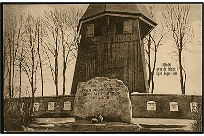 Nordborg, Mindesten for faldne i krigen 1914-1918 fra Egen Sogn på Als. H. Schmidt u/no.