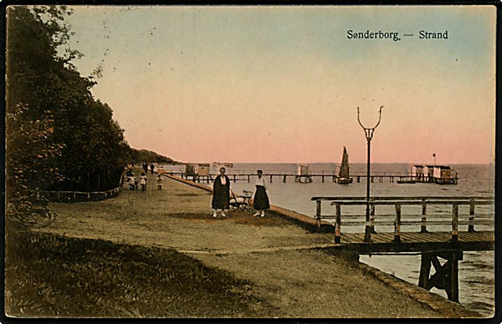 Sønderborg strand. J. Boisen no. N 87.