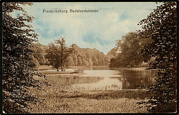 Frederiksborg. Badstuedammen. Hillerød Kontantforretning u/no. 