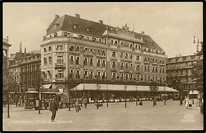 Købh. Hotel d'Angleterre. ED.f.PH. no. 2950/38.