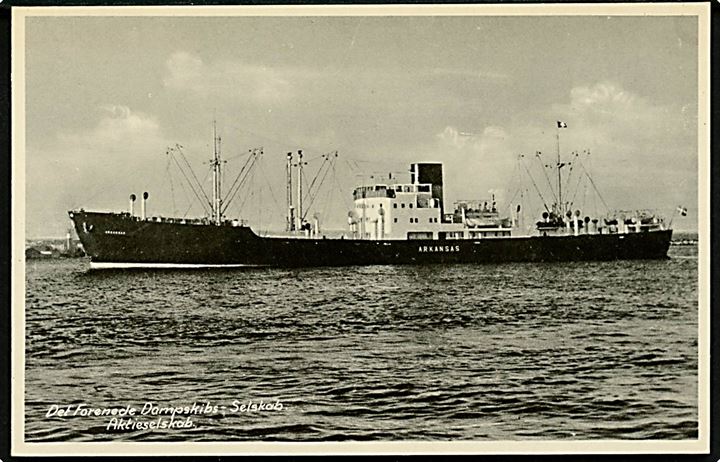 Arkansas, M/S, DFDS fragtskib. Stenders no. 87024.