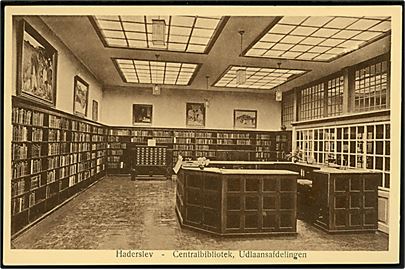 Haderslev, Centralbiblioteket, Udlånsafdelingen. Lund u/no.