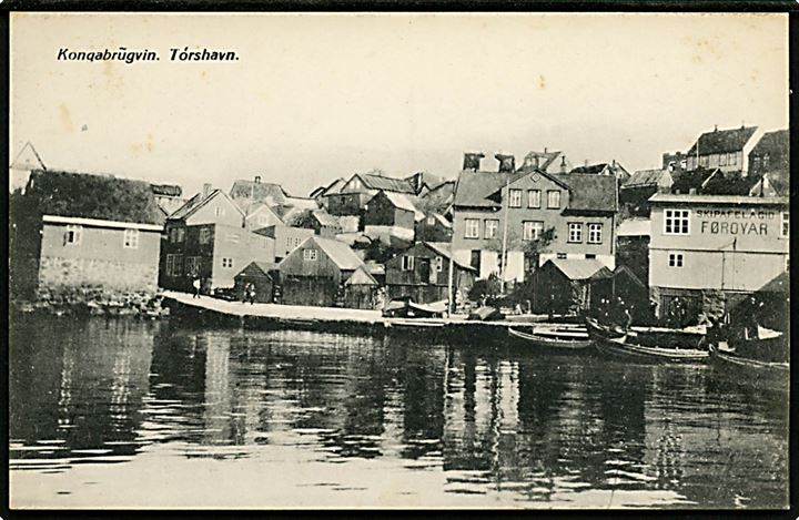 Thorshavn, Kongabrugvin. H. Jacobsen no. 30.