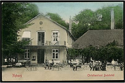 Nyborg, Christianslund Badehotel. Warburg no. 1083.