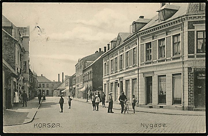 Korsør, Nygade. C. Jørgensen no. 10975.