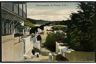 D.V.I., St. Thomas Dronningsgade. Lightbourn West India Serie u/no. 