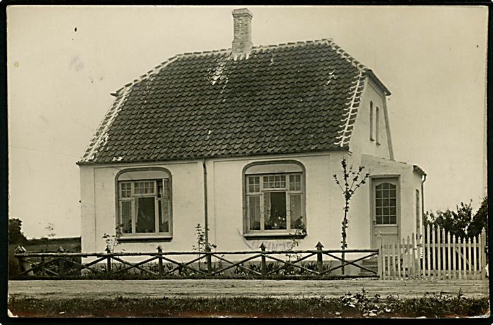 Gammelt hus. Fotokort anvendt i Jyderup. 