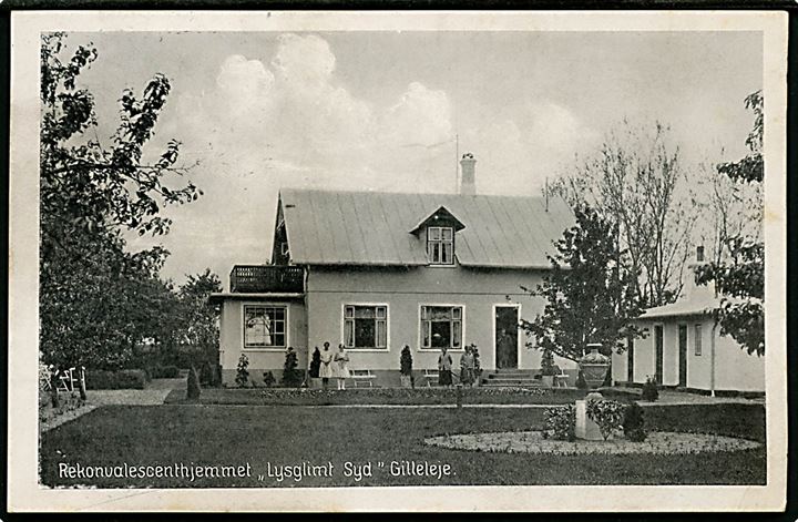 Gilleleje. Rekonvalescenthjemmet Lysglimt Syd. Stenders no. 61803. 