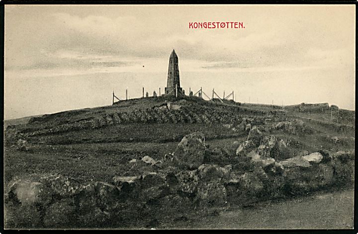 Thorshavn. Kongestøtten. Mindesten for kong Chr. IX’s besøg i 1874. Peter H. Arge no. 34334.