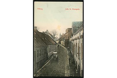 Viborg, Lille St. Hansgade. W. & M. no. 545. Frankeret med 5 øre Chr. IX og Julemærke 1906 stemplet  Kjøbenhavn VII d. 23.12.1906.