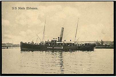 Niels Ebbesen, S/S, DFDS dampskib. Geerts no. 96.