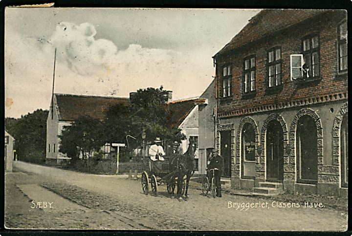 Sæby, Bryggeriet Clasens Have. J. Jørgensen no. 5438.