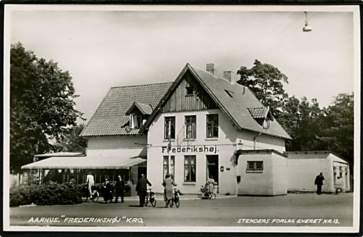 Aarhus, Oddervej, Frederikshøj kro. Stenders no. 13.