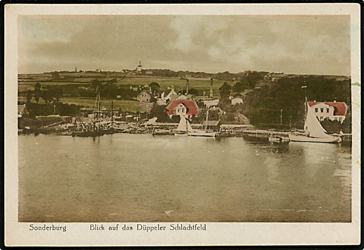 Sønderborg. Udsigt mod Dybbøl slagmark. W.B.L.H. no. 1467.