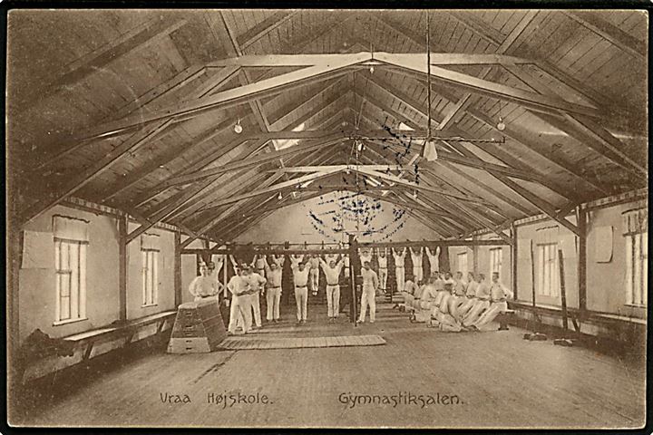 Vraa Højskole, Gymnastiksalen. J.P. Christensen no. 21866.