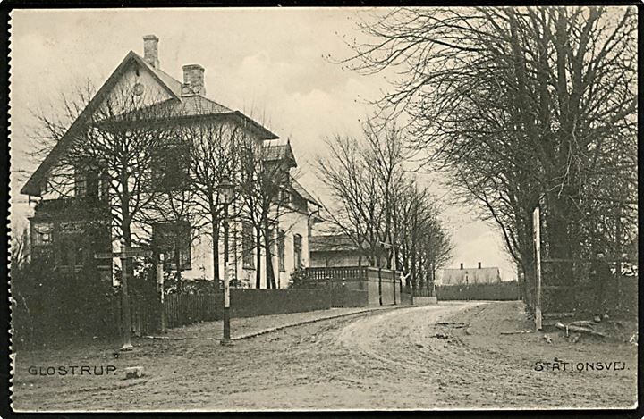 Glostrup. Stationsvej. Glostrup Boghandel u/no. 