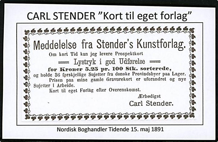 Aalborg, udsigt, Schleppegrell, Svaneapotek og Jernbanebro. Marius M. Schultz Forlag. Se DFT nr. 5/2011 vedr. Stenders kort til eget forlag.