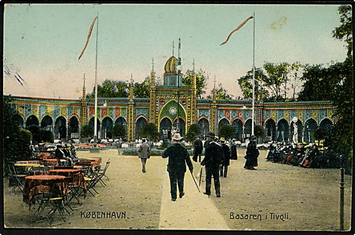 Købh., Basaren i Tivoli. Stenders no. 6156.