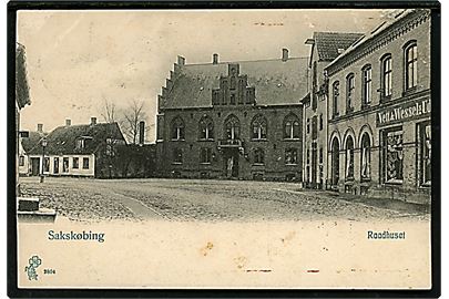 Sakskøbing. Rådhuset. P. Alstrup no. 2804.