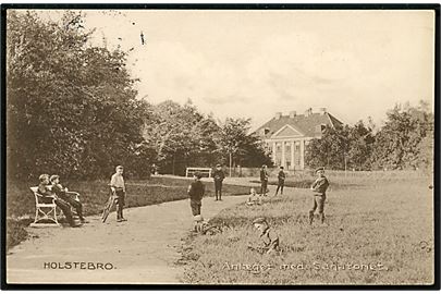 Holstebro. Anlæget med Sanatoriet. Stenders no. 16914 k. 