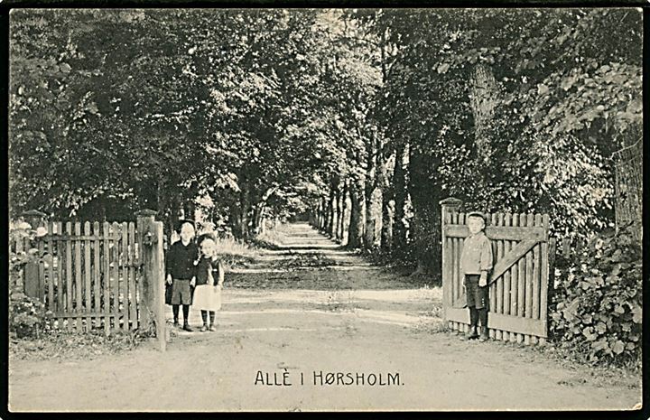 Hørsholm. Alleen. C.F. u/no. 