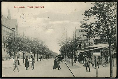 Købh., Vester Boulevard. GM. 3189.