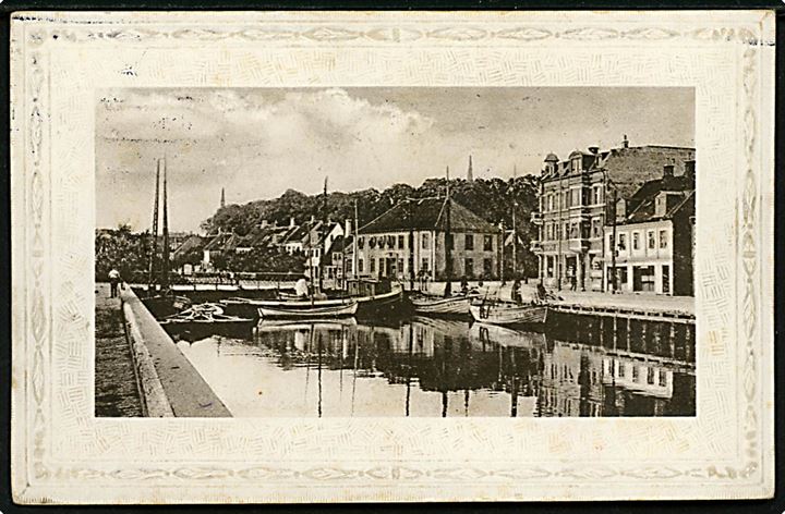 Horsens. Havneparti med den gamle Toldbod. Horsens Kortforlag u/no. 